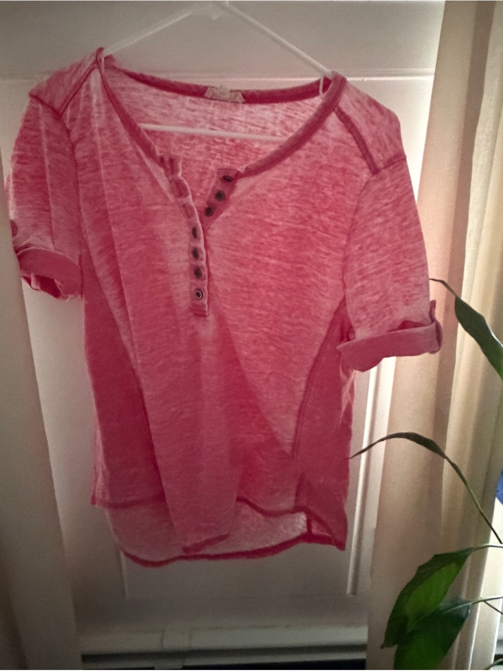 Jane and Delancey Pink Shirt Size L